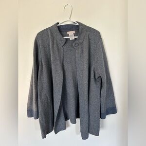 Gray Women's Cardigan Sweater
